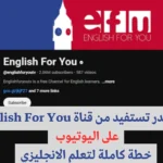 قناة English For You